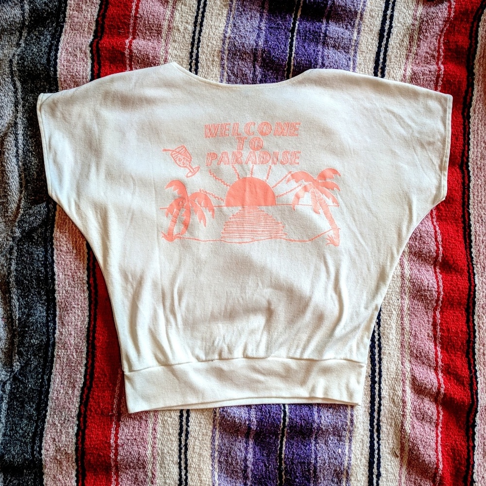 VTG 80S TROPICAL SHIRT